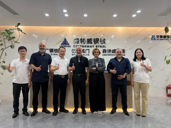 Centerway Steel, international client visit, steel supplier, steel trading company, steel pipe supplier, pipeline solutions, quality assurance, customer cooperation