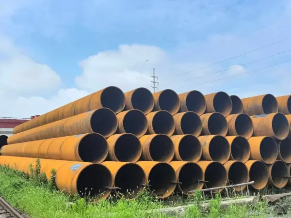 SSAW steel piles, ASTM A252 steel pipe piles, ASTM A572 Grade 50 steel, steel piling project, private pier piling project, steel pipe pile supplier